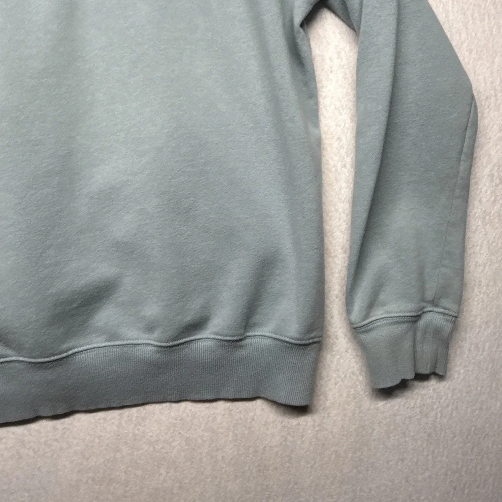 The North Face Novelty Patch Hoodie Mens Medium Light Mint Green Sweatshirt